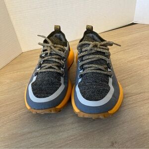 Allbirds Gray and Yellow Trail Runners